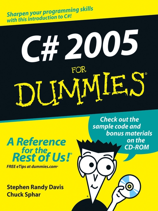 Title details for C# 2005 For Dummies by Stephen R. Davis - Available